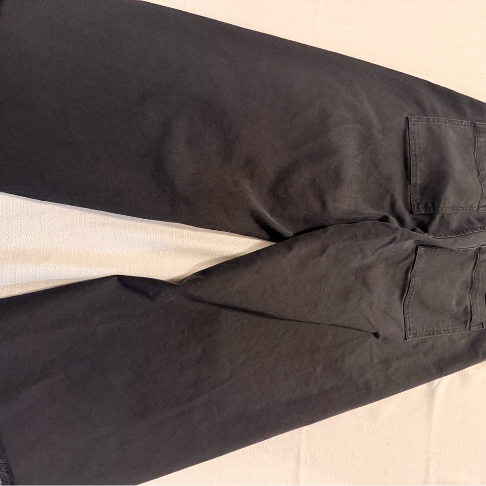 Zara Black High-Waist Wide-Leg Jeans - Picture 3 of 6